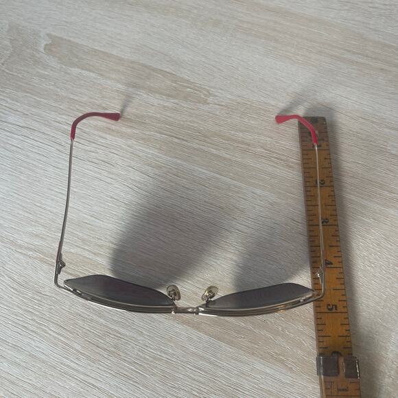 Vintage Gucci GG2204 16A Eyeglasses Sunglasses Gold FRAMES ONLY Made in Italy - Picture 5 of 10